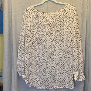 Loft Plus floral print blouse